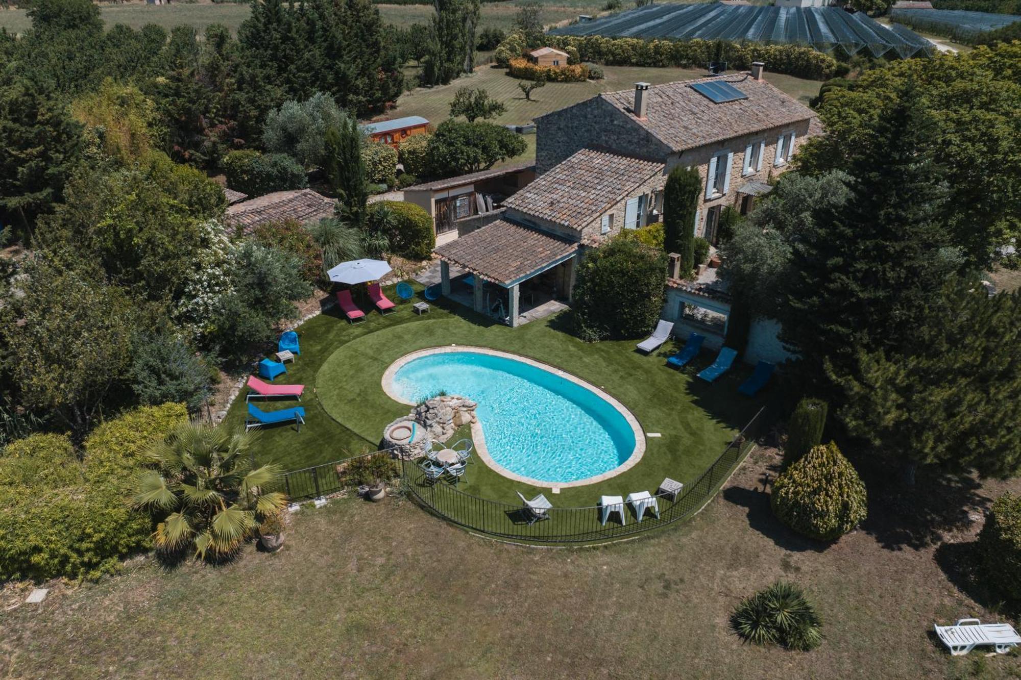 Chambre D'Hotes - B&B - Grand Luberon Chez Manon En Luberon Lagnes Esterno foto